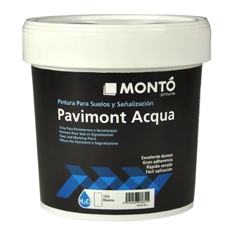 Краска специальная Monto Pavimont Acqua для полов и разметки база С 0,75 л