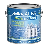 Эмаль специальная Alpa Ecolaque для радиаторов 2,5 л