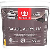 Краска фасадная Tikkurila Facade Acrylate база А 9 л