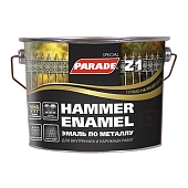 Грунт-эмаль Parade Hammer Enamel Z1 молотковый чёрный 2,5 л