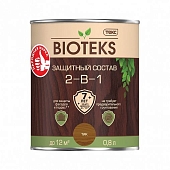 Деревозащитное средство Bioteks 2в1 тик 0,8 л