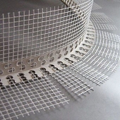 Профиль арочный ПВХ с стеклосеткой 10х15 см 2,5 м 100 шт