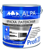 Краска универсальная Alpa Profi 20 латексная база А 2,5 л