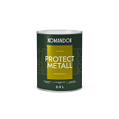 Грунт-эмаль Komandor Protect Metall 3в1 глянцевый база A 0,9 л