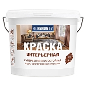 Краска влагостойкая Proremontt супербелая 6,5 кг