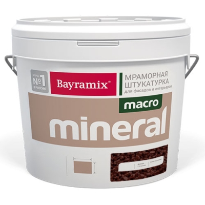 Штукатурка декор BAYRAMIX MACRO MINERAL 1022 крупный 15кг