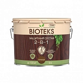 Деревозащитное средство Bioteks 2в1 палисандр 9 л