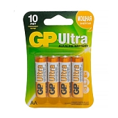 Батарейка GP Ultra Alkaline 15AU-CR4 АА 4 шт