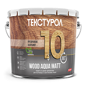 Деревозащитное средство Текстурол Wood Aqua Matt белый 10 л 